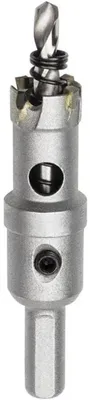 Productafbeelding van Tandfrees met hardmetalen tanden, HSS-boor voor roestvast staal, ijzer, hout en kunststof, 18 mm