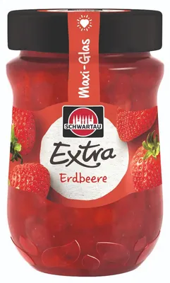 Image de Schwartau Extra Fraise Pâte à Tartiner Maxiglas 600g