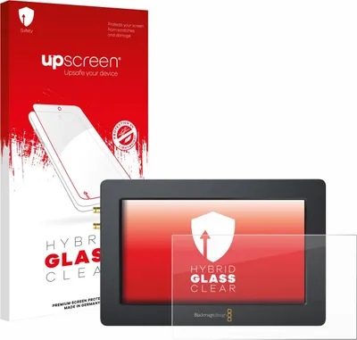 Produktbild von upscreen Schutzglas für Blackmagic Design Video Assist (5.0) Schutzfolie Panzer Folie Glas Display Schutz klar