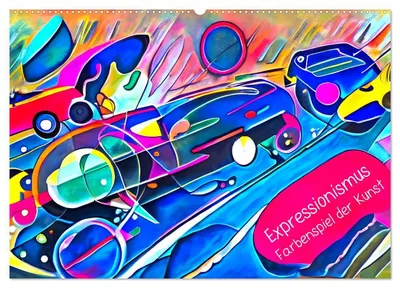Produktbild von Expressionismus - Farbenspiel der Kunst (Wandkalender 2027 DIN A2 quer), CALVENDO Monatskalender
