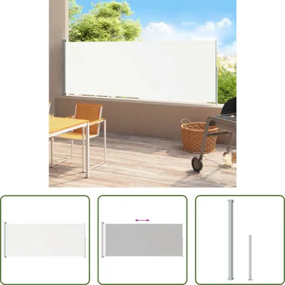 Obrázek produktu pro The Living Store Boční markýza výsuvná 220x500 cm krémová