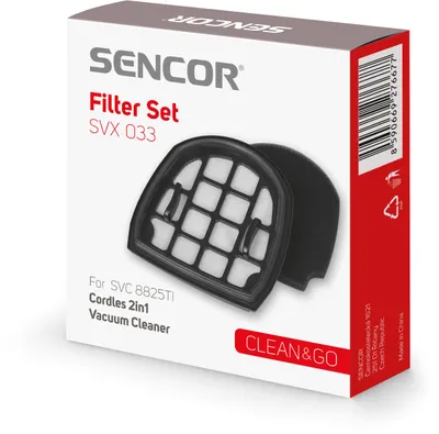Produktbild von SENCOR SVX 33 Sada filtrů pro SVC 8825TI, příslušenství k bezšňůrovému vysavači 2 v 1
