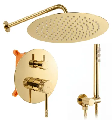 Produktbild von Unterputz-Duschset Rea Js-625103-1G Gebürstetes Kupfer