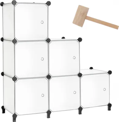 Produktbild von Modularer Aufbewahrungskubus mit Türen für Schlafzimmer und Wohnzimmer
