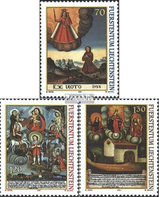 Produktbild von Briefmarken Liechtenstein 2001 Mi 1271-1273 (kompl.Ausg.) gestempelt Votivbilder