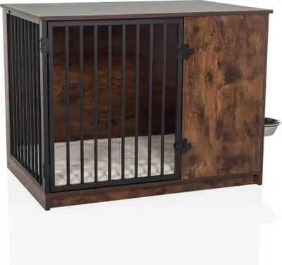 Obrázok produktu pre hjh LIVING Box pre psov PAWHOME S Klietka pre psa MDF, laminovaná