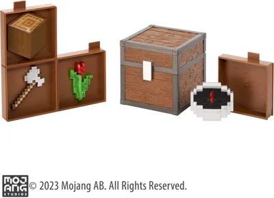 Productafbeelding van Minecraft Schatkist, bos, 10 cm