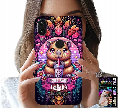 Immagine prodotto di Custodia Per Huawei P Smart 2019 - Dolce Capibara Con Sceicco, Super Design