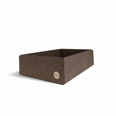 Produktbild von Aufbewahrungsbox CLEAN Filz 37 x 17 x 9 cm ohne Deckel in hellbraun meliert