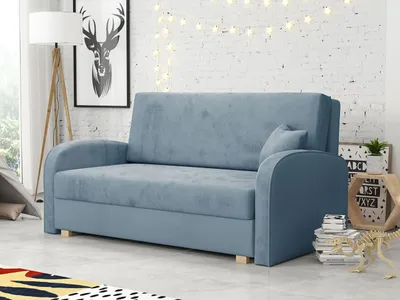 Obrázek produktu pro Rozkládací pohovka s úložným prostorem BELA SOFT 3 - modrá