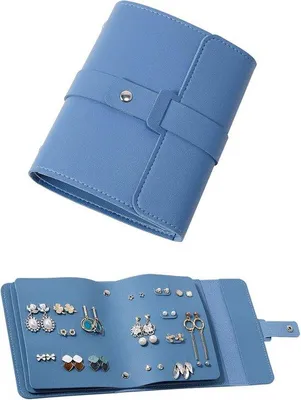 Produktbild von Famanu Ohrstecker-Organizer mit praktischem Design - Klein, PolyurethanEtui