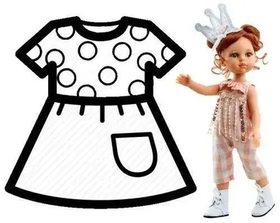 Produktbild von Kleidung für Puppen, 32 cm - Paola Reina