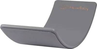 Obrázok produktu pre MeowBaby® drevená balančná doska pre deti Montessori balančná doska 80x30cm s plsťou sivá s plsťou sivá