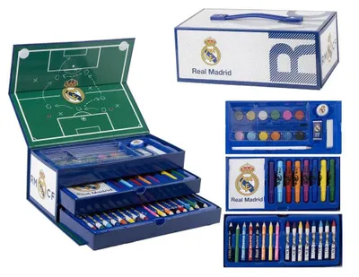 Produktbild von Cerda Group Real Madrid Schulanfang 2025 Schrein-set Zum Ausmalen Mehrfarbig Mehrfarbig One Size