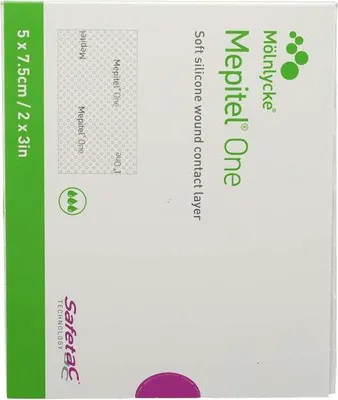 Image de Mepitel One pansement filet silicone 5x7,5cm 10 pces