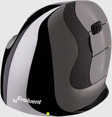 Zdjęcie produktu dla Evoluent VMDLW, Po prawej stronie, Projekt pionowy, Laser, RF Wireless, Czarny, Szary