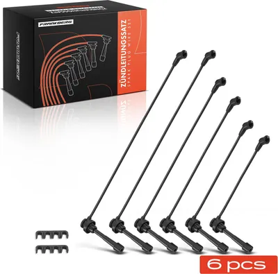 Immagine prodotto di Frankberg 6x cavo di accensione set cavo di accensione per Mitsubishi Pajero II V2W V3W V4W 3.5L 3.0L