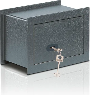Produktbild von BURG-WÄCHTER PSW 110 K, Wandtresor, Grau, Schlüssel, 4,6 l, Stahl, 305 mm