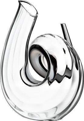 Image de RIEDEL 2011/00 Décanteur CURLY Fatto A Mano noir-blanc-noir / Décanteur design