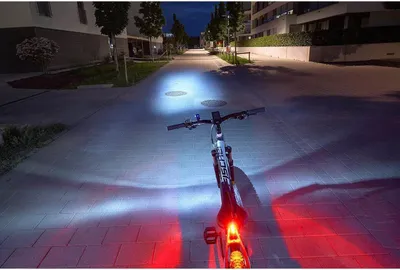 Obrázok produktu pre Súprava LED osvetlenia FISCHER TWIN 30 Lux napájaná z batérie USB