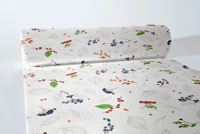 Produktbild von Airlaid Tischläufer Brenda, 40 cm x 24 m , 1 Stück - Mank - Floral Blumen Beeren