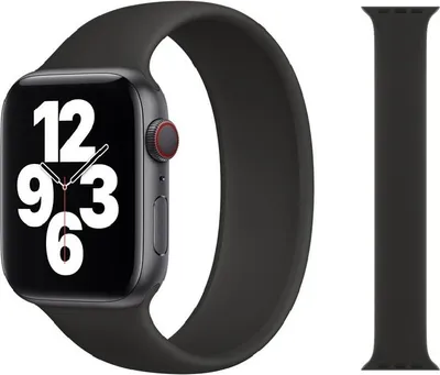 Produktbild von Original Apple Solo Loop Armband 42/44/45mm Größe 12 Black