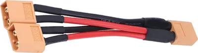 Obrázek produktu pro XT60 Paralelní konektor pro baterie 14AWG - kabel pro RC Lipo 1 samice na 2 samce