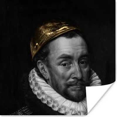 Produktbild von MuchoWow® Poster Wilhelm von Oranien - Kunst - Gemälde 75x75 cm - Wand Dekoration
