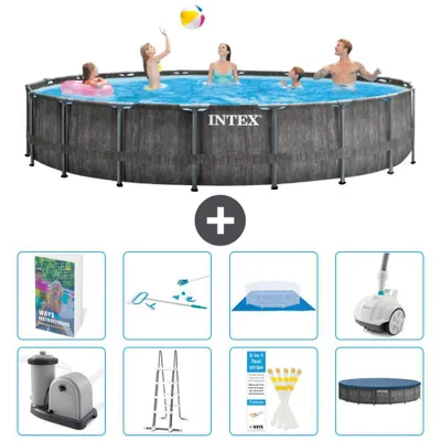 Immagine prodotto di Piscina Prism Frame rotonda - 549 x 122 cm - 9 pezzi S605