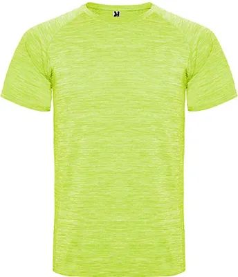 Produktbild von Roly Sport CA6654 | MenŽs Austin T-Shirt S bis XXL - Farbe: Heather Fluor Yellow 249 - Größe: L