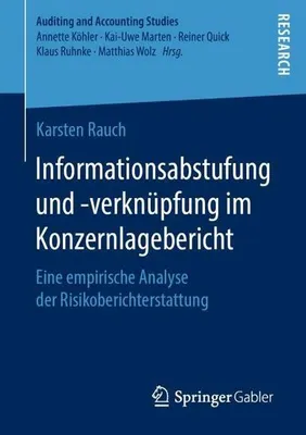 Obrázek produktu pro Informationsabstufung und -verknüpfung im Konzernlagebericht
