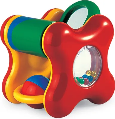Image de TOLO Classic Activités Cube de jeu Jouet Bébé Hochet Enfant Grincement
