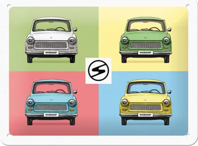 Zdjęcie produktu dla Plakat 15X20 Trabant Pop Art