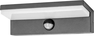 Obrázek produktu pro Venkovní svítidlo nástěnné s PIR ORNO Adviti AD-OP-6576BLPMR4, PACHIRA LED 9W, 500lm, IP54, 4000K, černé