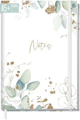 Produktbild von Häfft Trendstuff Notizbuch Classic Blattgold / A5+ / blanko