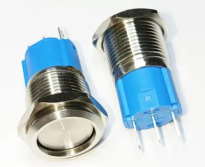 Obrázok produktu pre 16 mm vandaluvzdorné tlačidlo, bistabilné