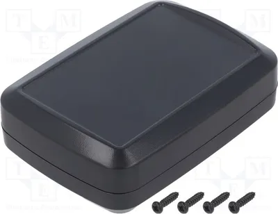 Image de 1 x Boîtier : universel, noir. Boîtier universel G1908 : Z = 27,5 mm, X = 63 mm, Y = 88,5 mm
