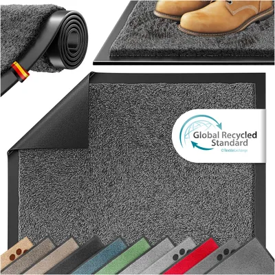 Produktbild von KESSER® Schmutzfangmatte rutschfeste Fußmatte für Innen- & Außenbereich waschbar & wetterfest | Türmatte Wohnungseingang | Teppich für Büro & Vorzimmer | Fußabtreter Fußabstreifer
