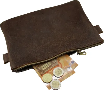 Produktbild von Banktasche, Geldtasche, Dokumententasche echt Leder - ca. 19x28 cm | Vintage Style aus Deutscher Produktion | in 2 Größen