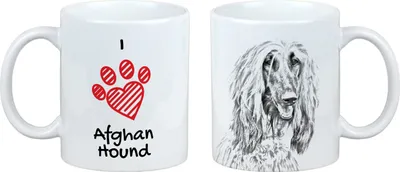 Productafbeelding van Art-Dog Keramische mok – Afghaanse windhond