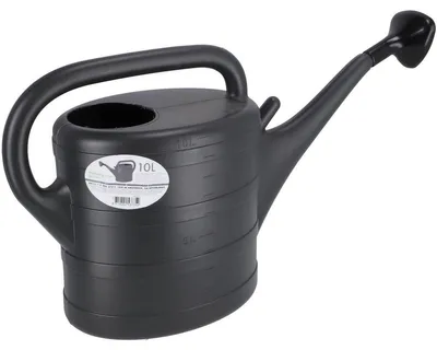 Produktbild von Pro Garden Gieskanne - anthrazit - Kunststoff - 10L - Mit Spruhkopf