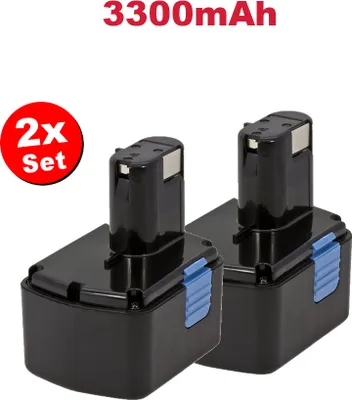 Produktbild von 2x Ni-MH für Hitachi Akku EB1414L EB1420RS EB1430H EB1430R EB14H EB14B EB14S EB1412 EB1412S EB1414 EB1414S EB1424 EB1426 EB1426H DS14DAF2 DS14DMR