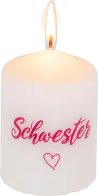 Zdjęcie produktu dla Stumpenkerze, Schwester <3