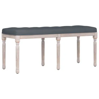 Produktbild von Sitzbank Dunkelgrau 110x40x49 cm Samt