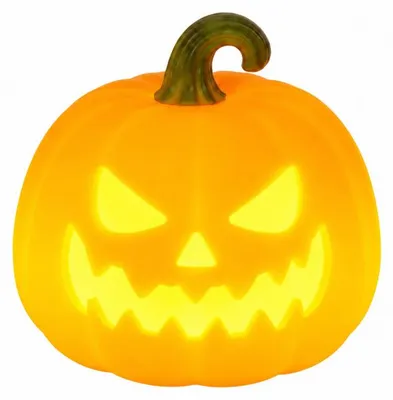 Obrázok produktu pre Nočná lampička – tekvica na Halloween, LED dekorácia s časovačom, napájaná batériami