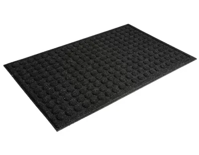 Produktbild von Fußmatte 80x50cm schwarz Fußabtreter Türmatte Vorleger Schmutzfangmatte Fußmatte