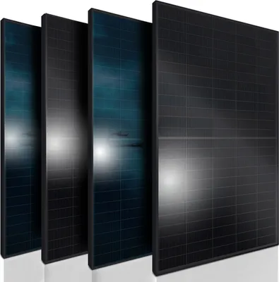 Produktbild von SUNNIVA® Solarpanel FULL BLACK Bifazial Glas/Glas 4 x 460 Watt PV Panel - PMax 460W Solar modul n-type, geeignet für Balkonkraftwerk , IP6