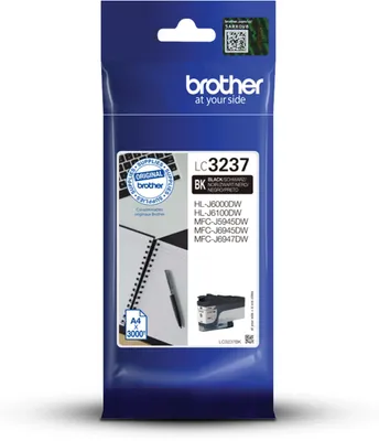 Immagine prodotto di BROTHER INK LC-3237BK - black 1500stran - pro MFC-J5945DW, MFC-J6945DW, MFC-J6947DW