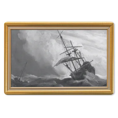 Produktbild von MuchoWow® Mauspad Mousepad Kunst - Maler - Bilderrahmen - Gold 27x18 cm - Mousepads - Maus Mat - Pad - Mausunterlage - Büroartikel - Desk Matten