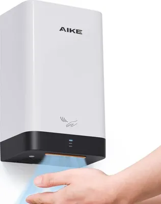 Image de Sèche-mains haute vitesse économe en énergie en ABS, sèche-mains électrique automatique pour la cuisine, la salle de bain et les toilettes, longue durée de vie